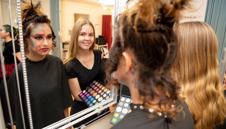 CDU students offer a range of hair and beauty services to the general public. 