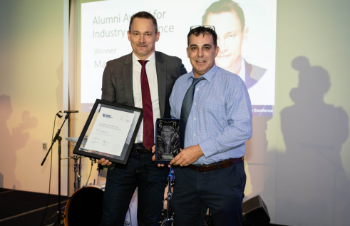 Dr Mark Englund was recognised with the Alumni Award for Industry Excellence. Picture: Julianne Osborne