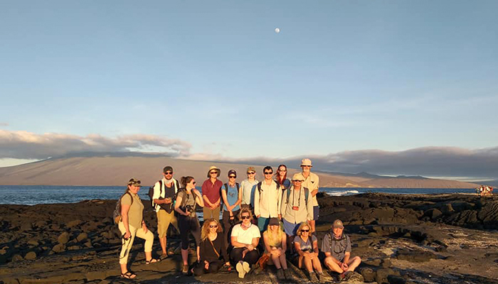 CDU Environmental Science students - field intensive - Galapagos Islands. 