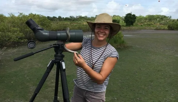 Larissa Potter during her research