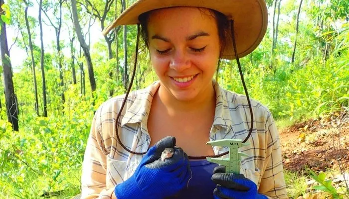 Larissa Potter in the forest