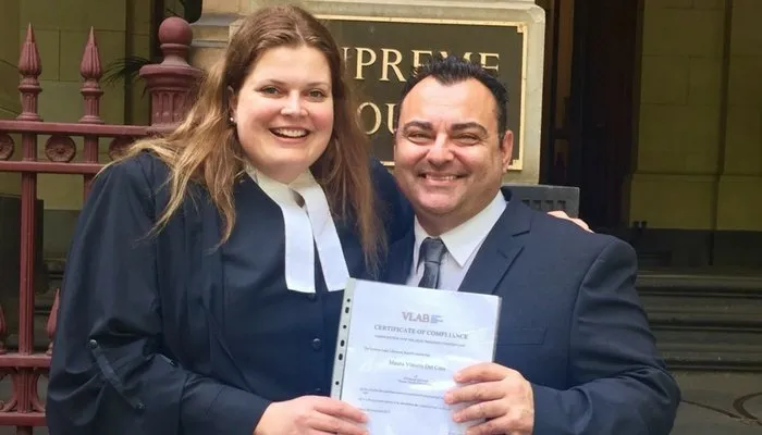 Mauro Del Citto on his graduation day