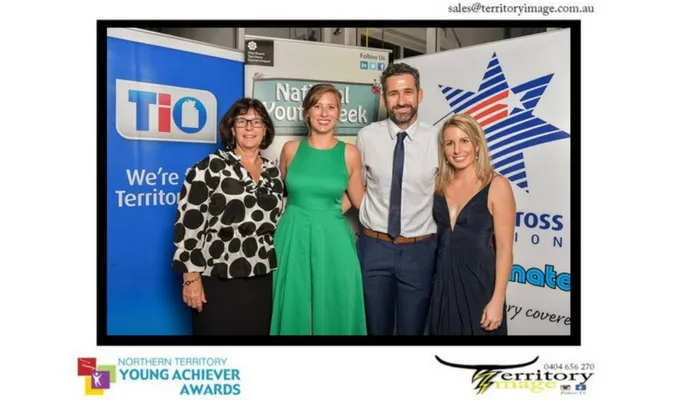 CDU Student Alyson receiving an award 