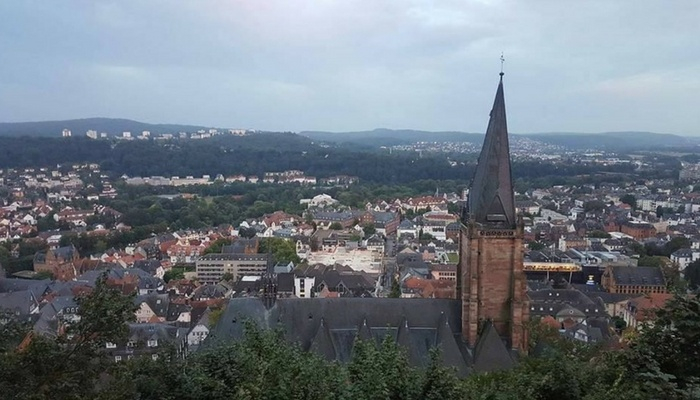 Image of the town of Marburg in Germany