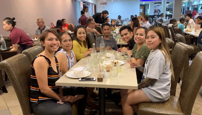 Elinor with her family