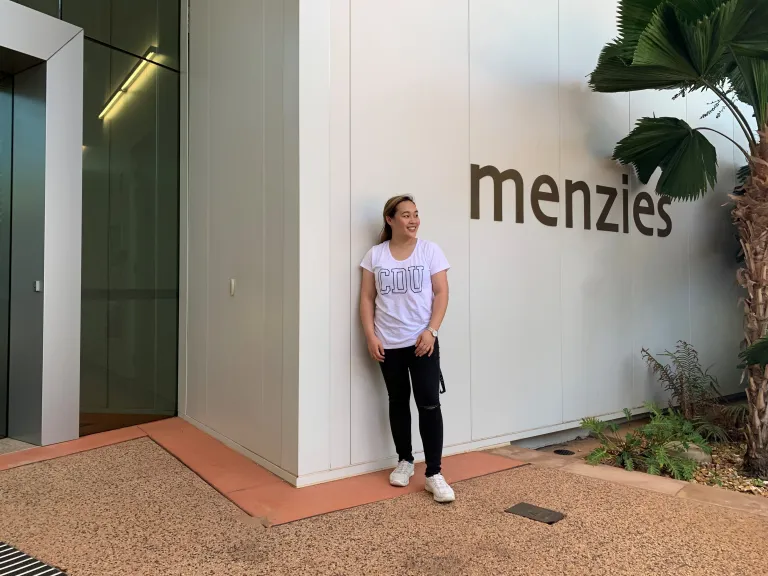 International student Julie at Menzies