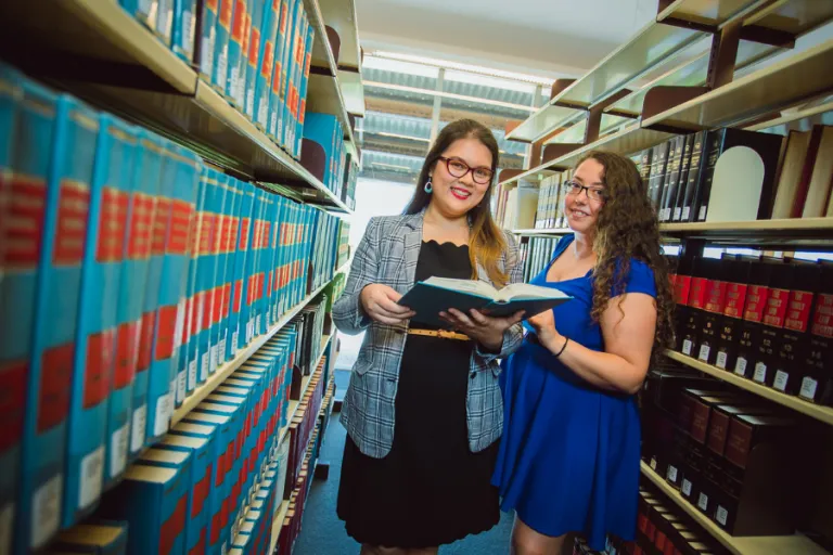 International students Adele and Zarah