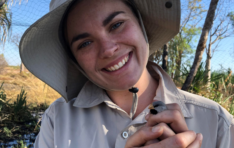 Brittany Hayword Brown on field studies trip in Northern Australia