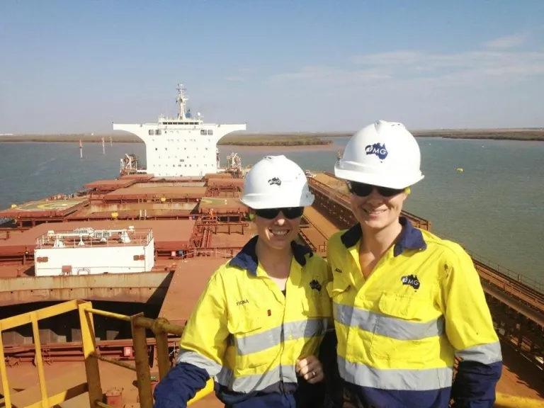 Alicia and co-worker