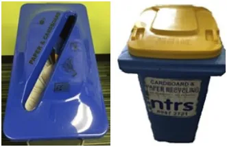 paper recycling bin