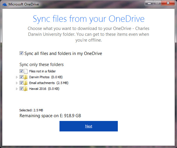 OneDrive setup 5