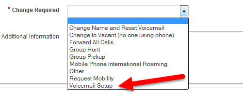 voicemail change required