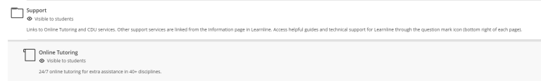 In your Learnline unit, look for a folder labelled Support. In this folder, you will find a link to Online Tutors.
