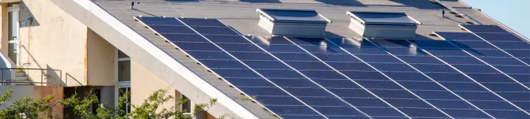 Rooftop solar panels