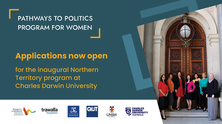 Pathways to politics for women program 