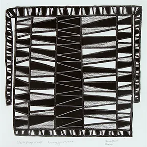 Lunggumarr artwork by Johnny Bulunbulun