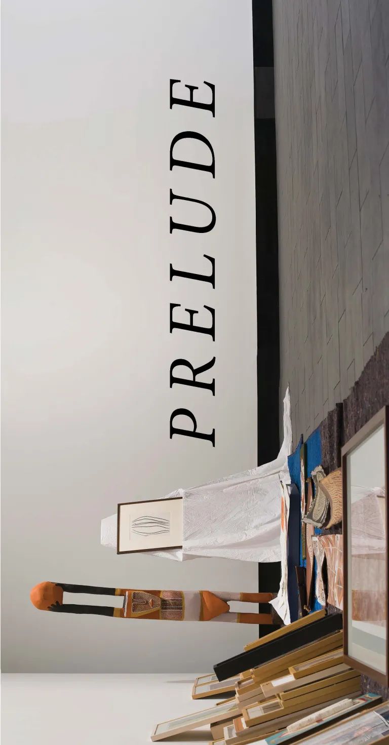 Prelude exhibition brochure cover