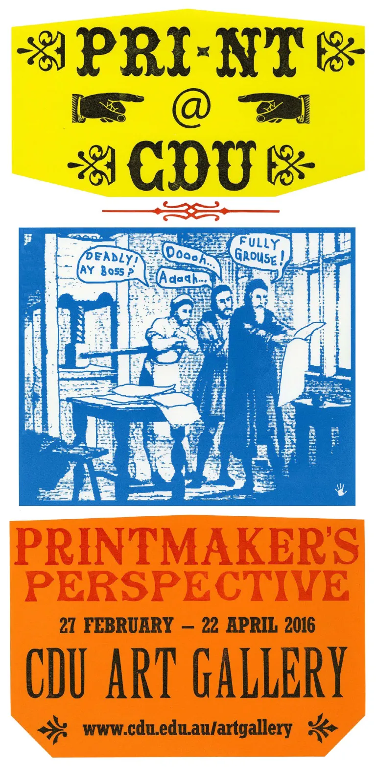 Print@CDU exhibition brochure cover