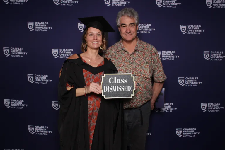 Hannah at graduation ceramony