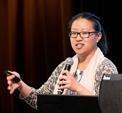 image of the Rebecca Yee giving a presentation