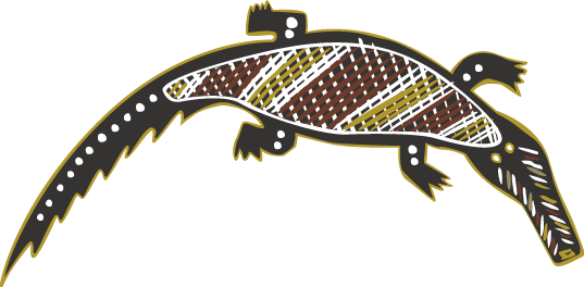 Larrakia Nation Logo Crocodile