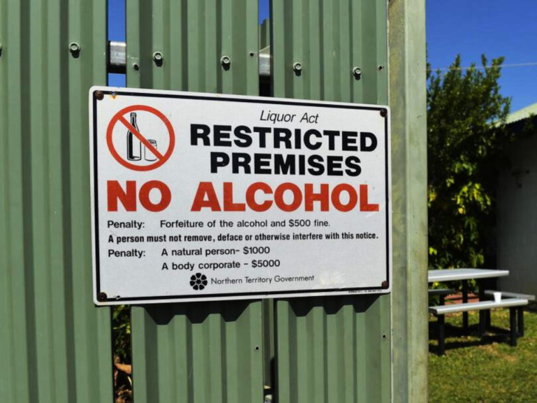 Alcohol Restricted Areas in NT remote Communities