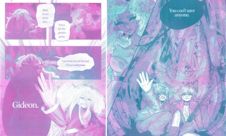 Visual arts student Osheen comic artistry work