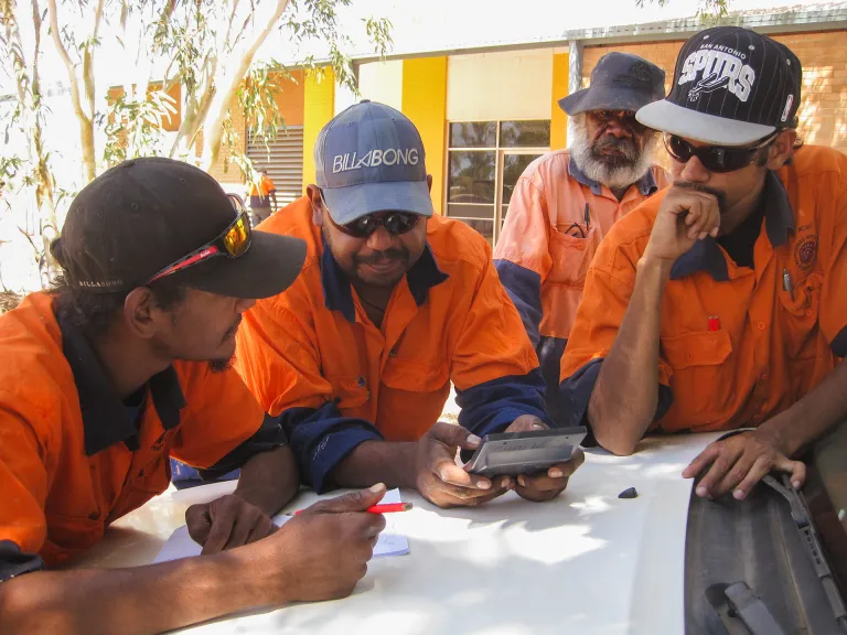 Tennant Creek trades students