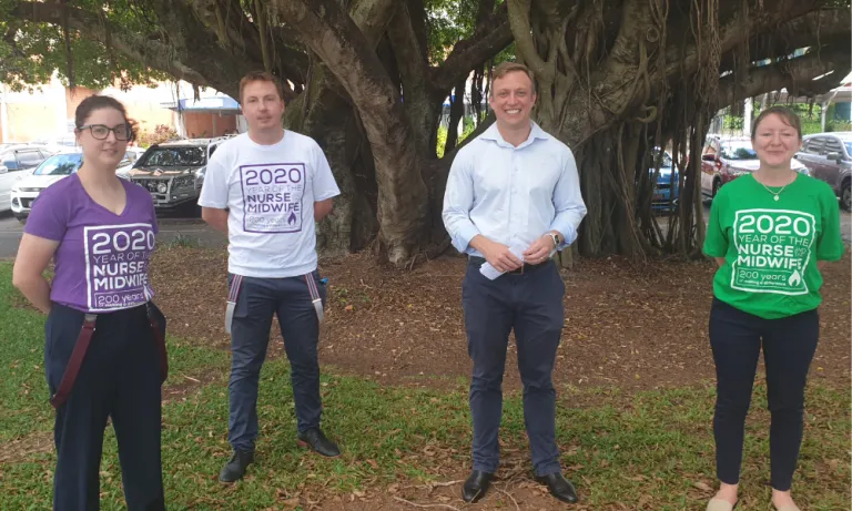 Nursing and midwife advocate David Beckham