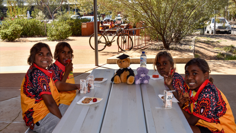 Alice Springs Children's University students