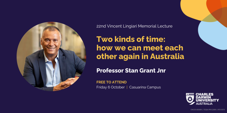 22nd Vincent Lingiari Memorial Lecture flyer