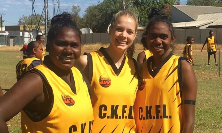 Public health grad Hannah in the Kimberley