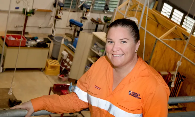 Electrotechnology trainer Sarah Brunton