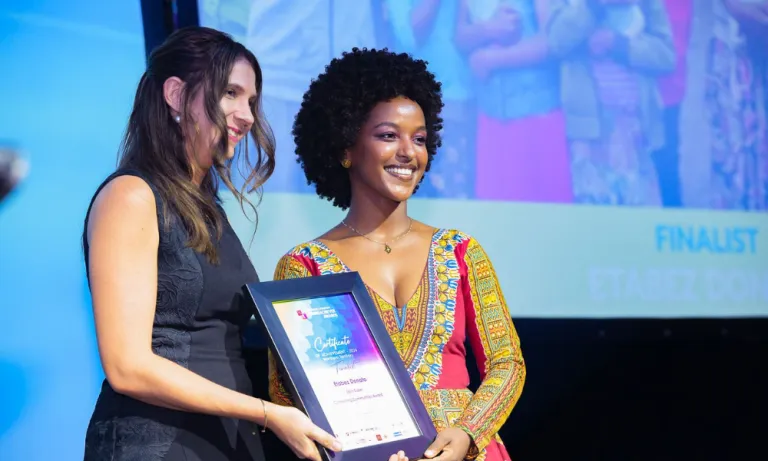 CDU business student Etabez, a finalist in the 2024 NT Young Achievers Award