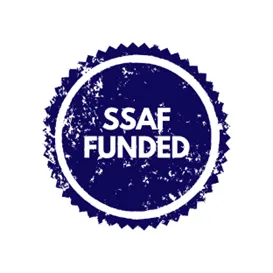 SSAF logo - blue