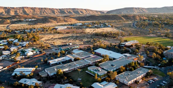 Alice Springs campus (aerial view)