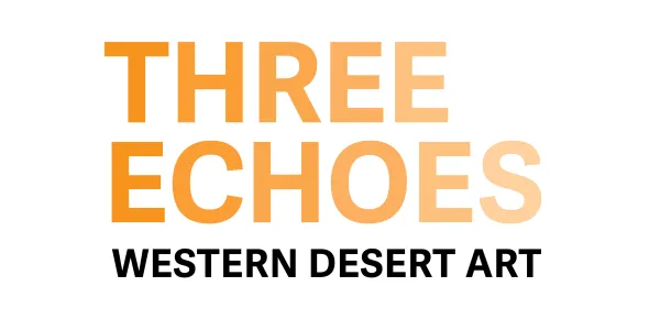 Three Echoes Western Desert Art