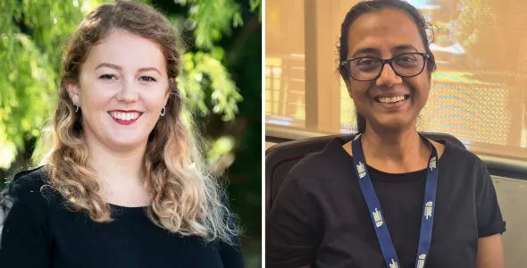 Dr Jenny House and Nilanjana Biswas