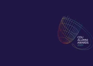 CDU Alumni awards 2020 logo