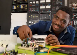 CDU student Joel Benesha