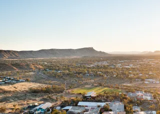Alice Springs (aerial view)