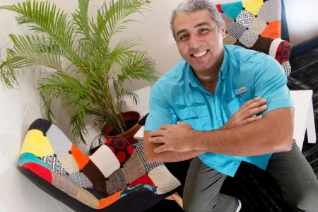 Daniel Gahreman exercising