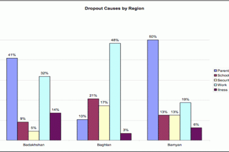 Example graph dropout regions