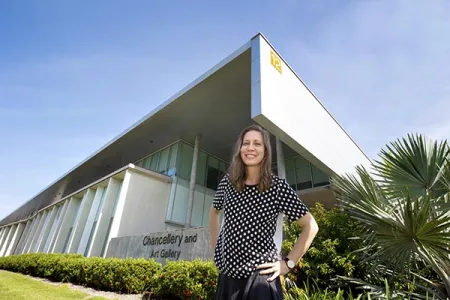 CDU Art Gallery curator Kellie Joswig