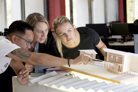 CDU vet students arthitecture drafting