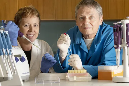Professor Karen Gibb and Professor Keith Christian