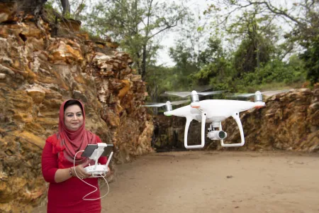 Drones for innovation playground event