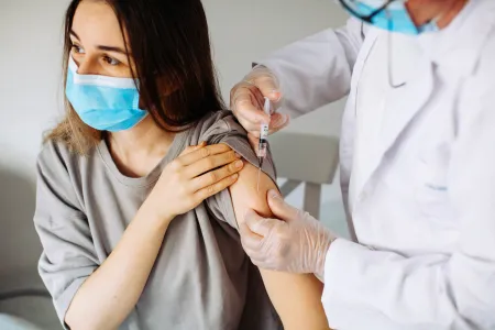 COVID vaccination clinic 