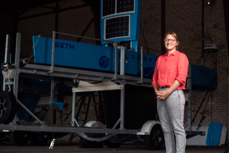 Charles Darwin University (CDU) PhD candidate Ruth Patterson believes that uncrewed vessels (USVs) are the key in understanding the oceanography of remote seas that are difficult for scientists to explore.