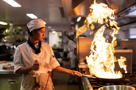 AVC Alison Haines and VC Scott Bowman